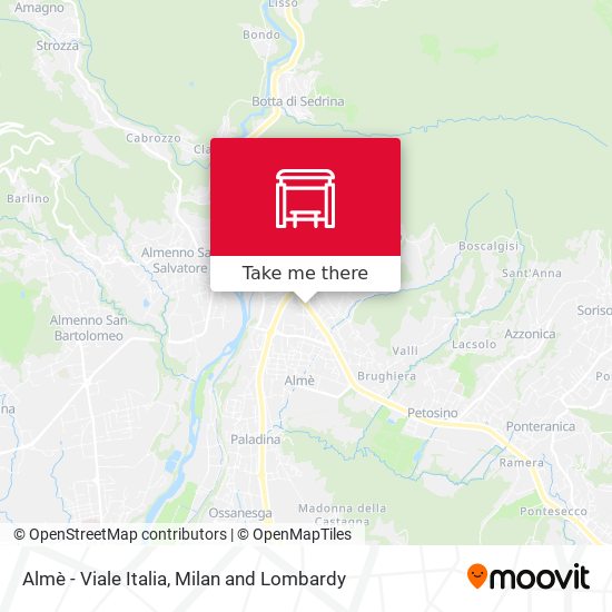 Almè - Viale Italia map