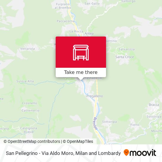 San Pellegrino - Via Aldo Moro map