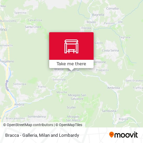 Bracca - Galleria map