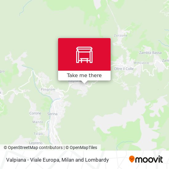 Valpiana - Viale Europa map