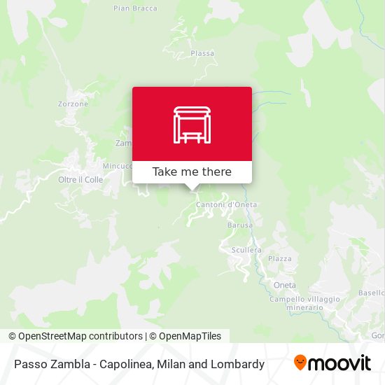 Passo Zambla - Capolinea map