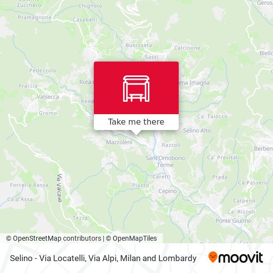 Selino - Via Locatelli, Via Alpi map