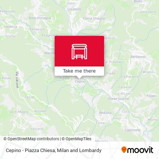 Cepino - Piazza Chiesa map