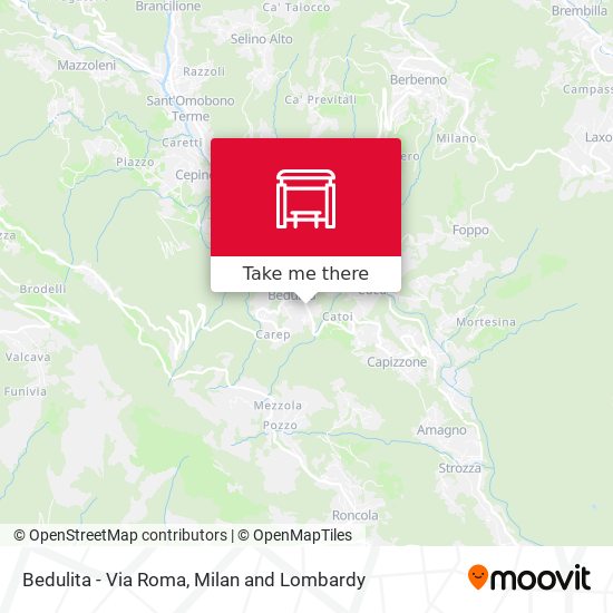 Bedulita - Via Roma map