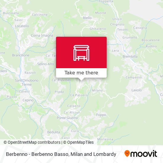 Berbenno - Berbenno Basso map