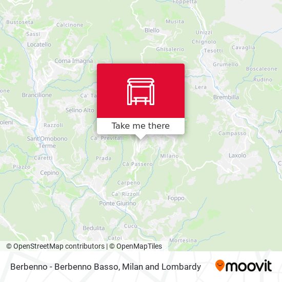 Berbenno - Berbenno Basso map