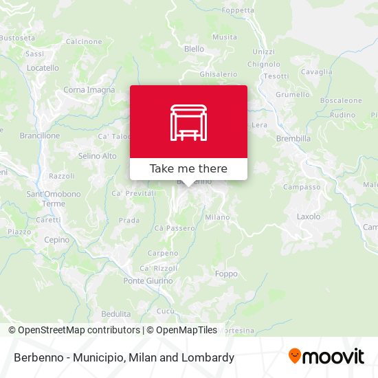 Berbenno - Municipio map