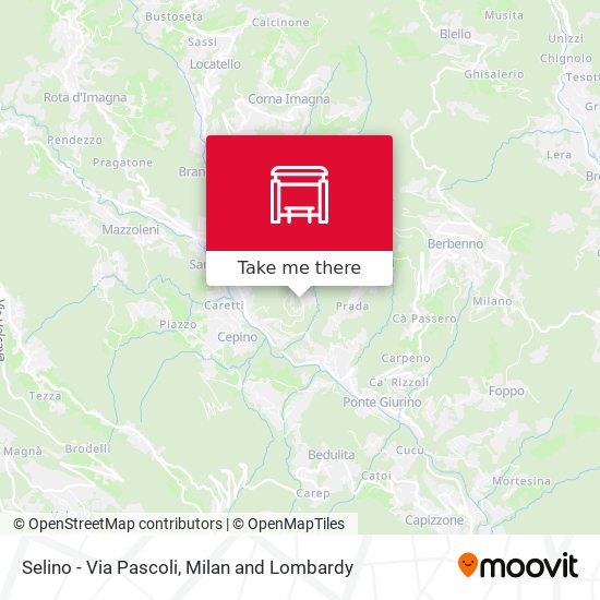 Selino - Via Pascoli map