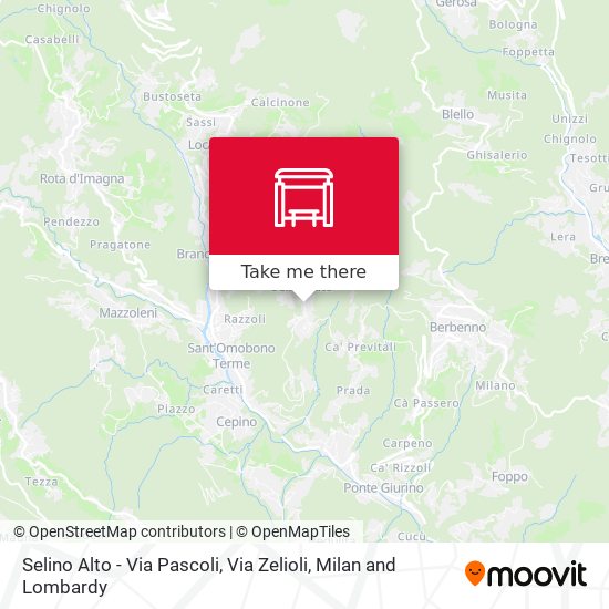 Selino Alto - Via Pascoli, Via Zelioli map