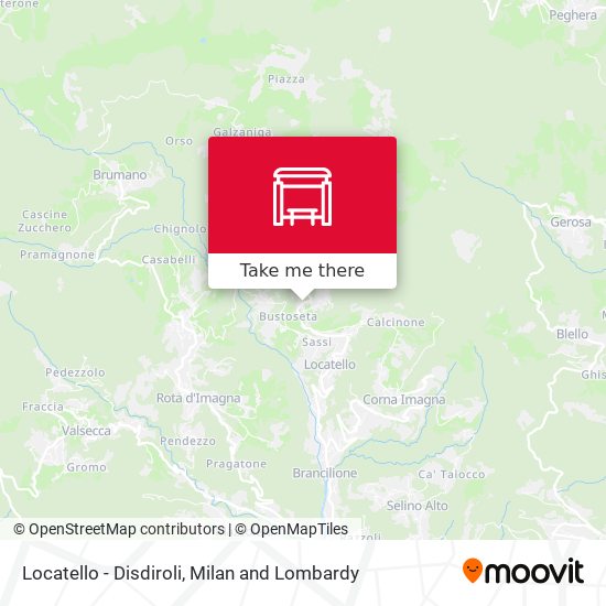 Locatello - Disdiroli map