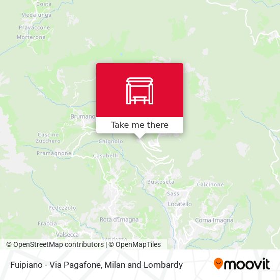 Fuipiano - Via Pagafone map