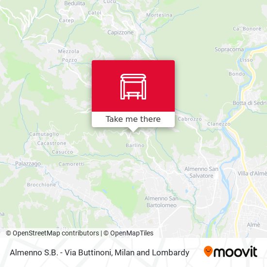 Almenno S.B. - Via Buttinoni map