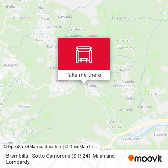 Brembilla - Sotto Camorone (S.P. 24) map