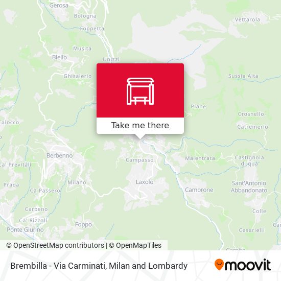 Brembilla - Via Carminati map
