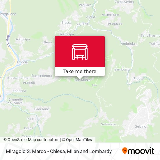 Miragolo S. Marco - Chiesa map
