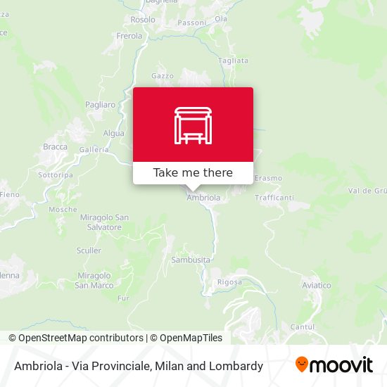Ambriola - Via Provinciale map