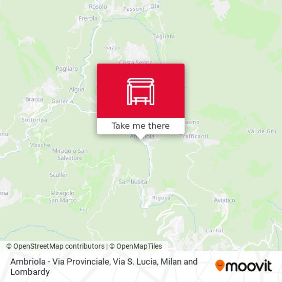 Ambriola - Via Provinciale, Via S. Lucia map
