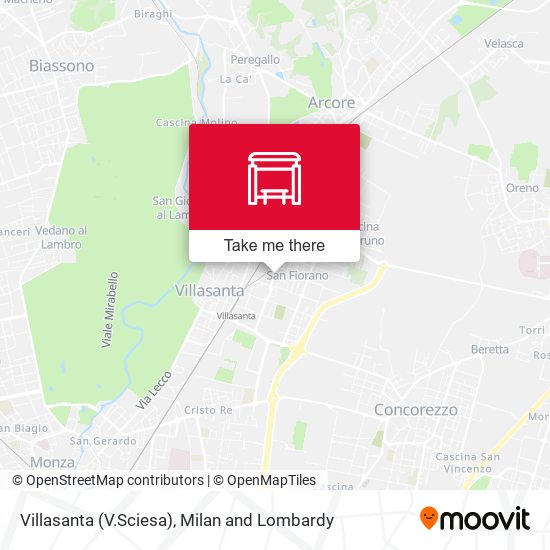 Villasanta (V.Sciesa) map