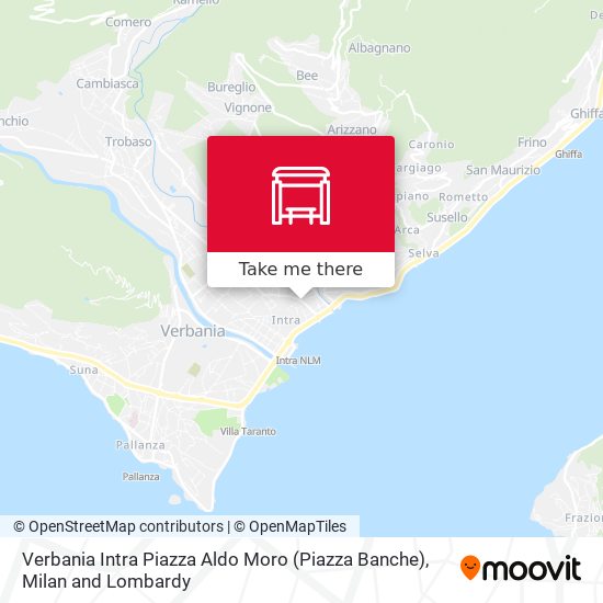 Verbania Intra Piazza Aldo Moro (Piazza Banche) map