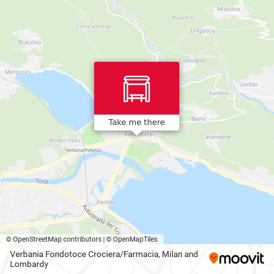 Verbania Fondotoce Crociera / Farmacia map