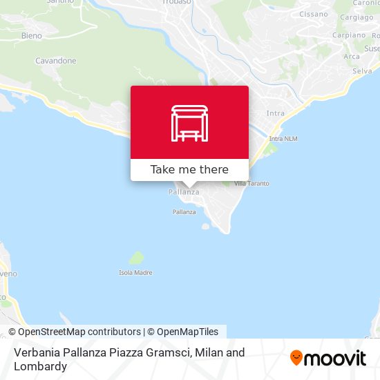 Verbania Pallanza Piazza Gramsci map