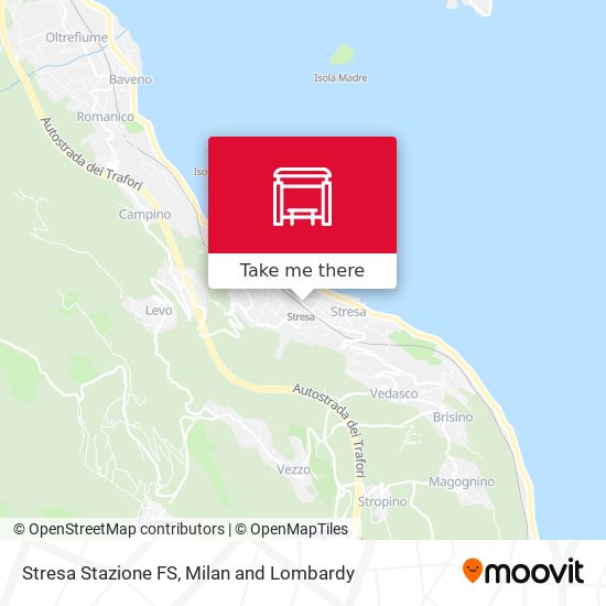 Stresa Stazione FS map