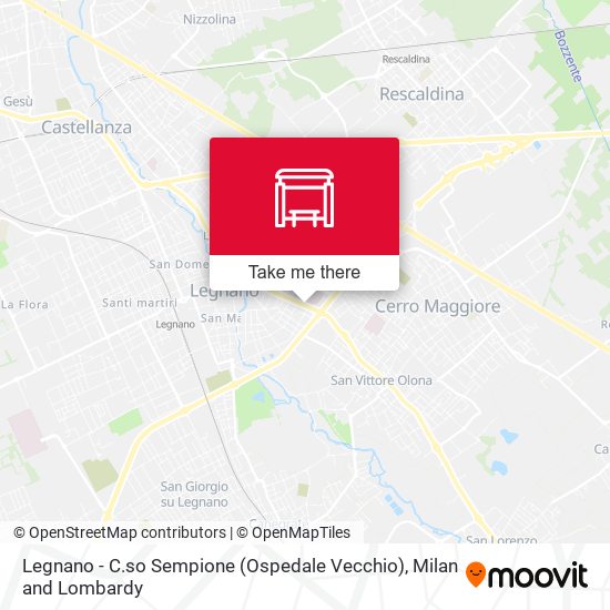 Legnano - C.so Sempione (Ospedale Vecchio) map