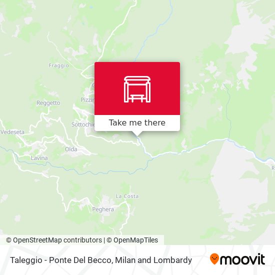 Taleggio - Ponte Del Becco map