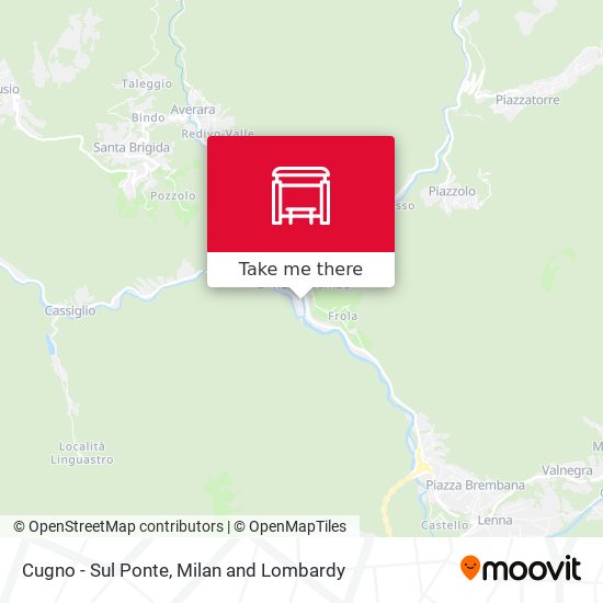 Cugno - Sul Ponte map