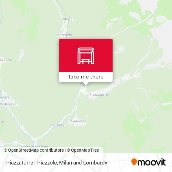 Piazzatorre - Piazzole map