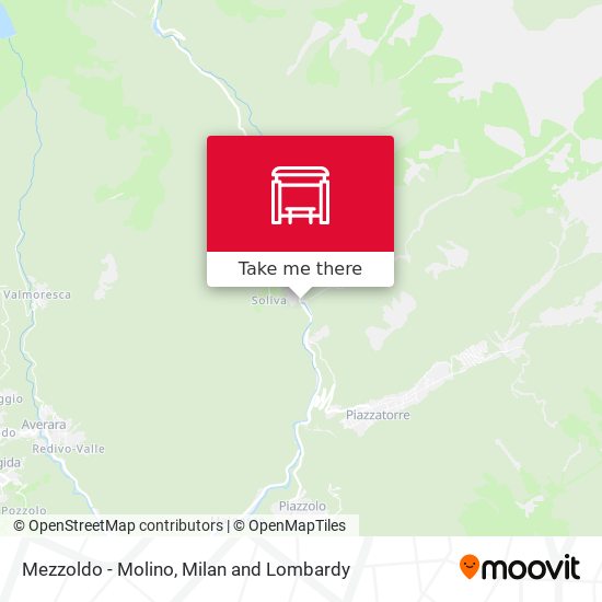 Mezzoldo - Molino map