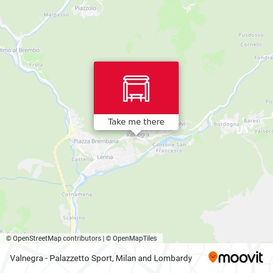 Valnegra - Palazzetto Sport map