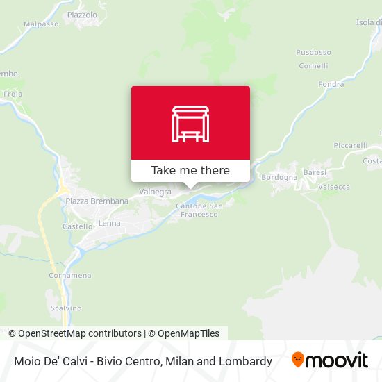 Moio De' Calvi - Bivio Centro map
