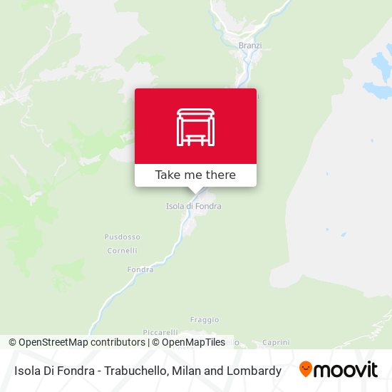 Isola Di Fondra - Trabuchello map