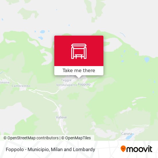 Foppolo - Municipio map