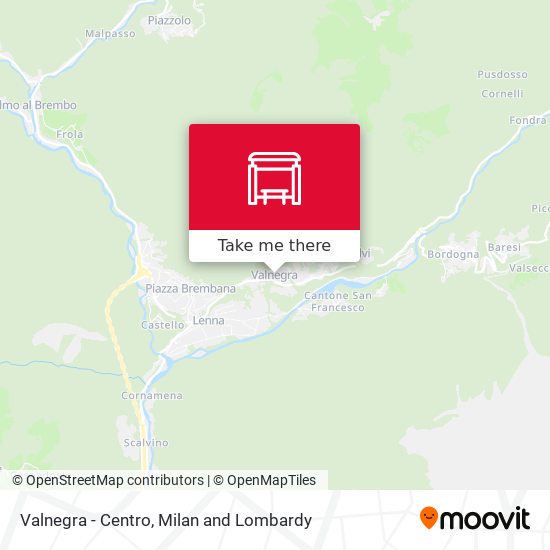Valnegra - Centro map