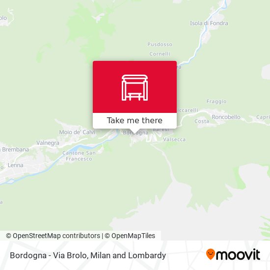 Bordogna - Via Brolo map