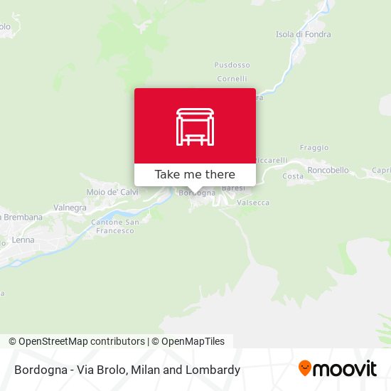 Bordogna - Via Brolo map
