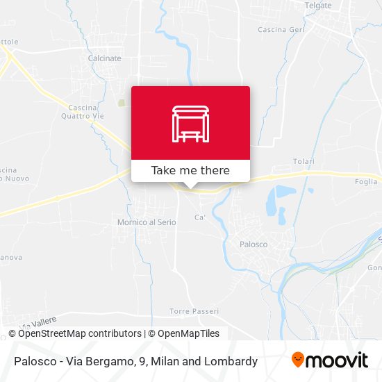 Palosco - Via Bergamo, 9 map