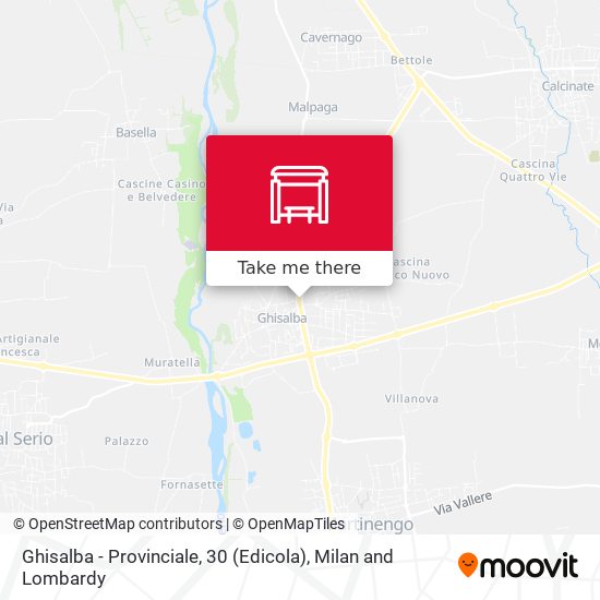 Ghisalba - Provinciale, 30 (Edicola) map