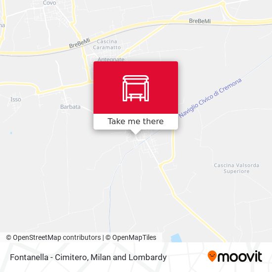 Fontanella - Cimitero map