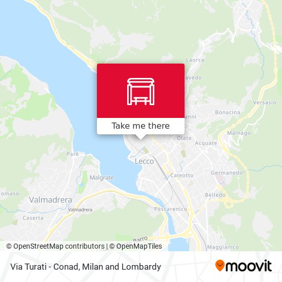 Via Turati - Conad map