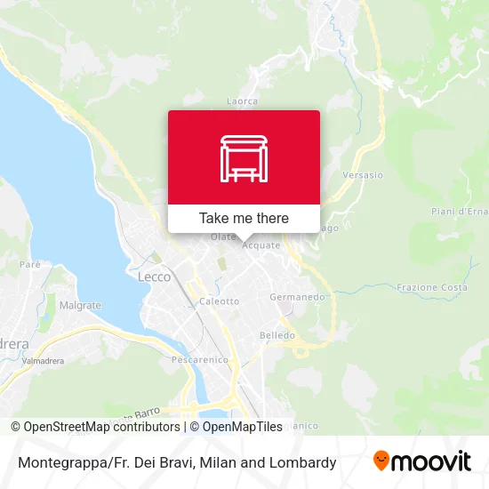 Montegrappa/Fr. Dei Bravi map