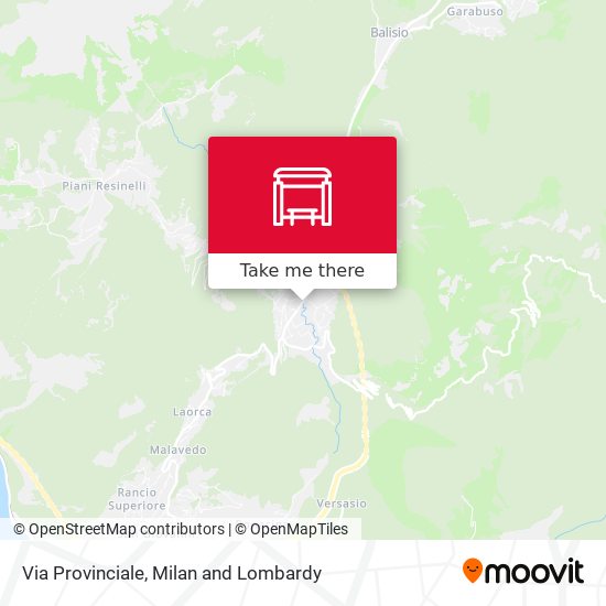Via Provinciale map