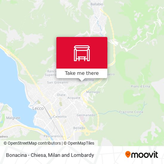 Bonacina - Chiesa map