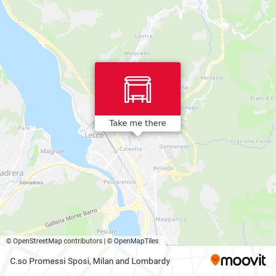 C.so Promessi Sposi map