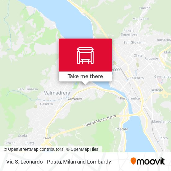 Via S. Leonardo - Posta map