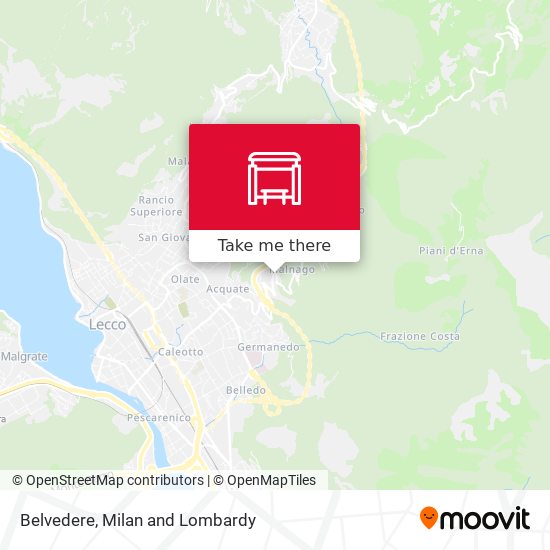 Belvedere map