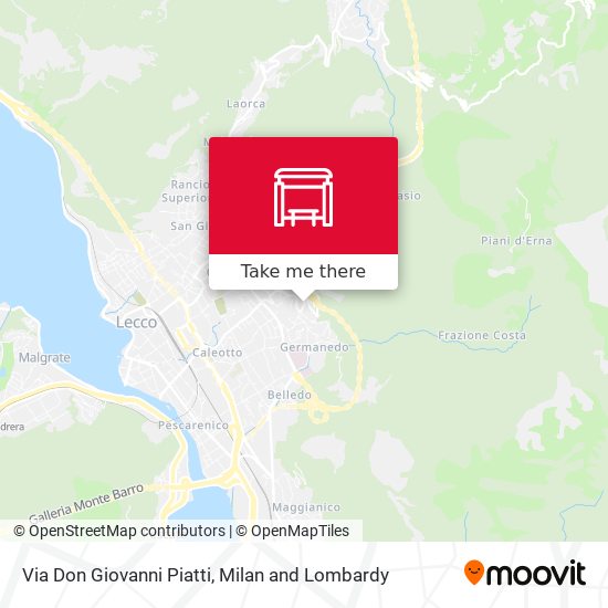 Via Don Giovanni Piatti map