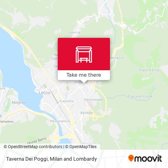 Taverna Dei Poggi map